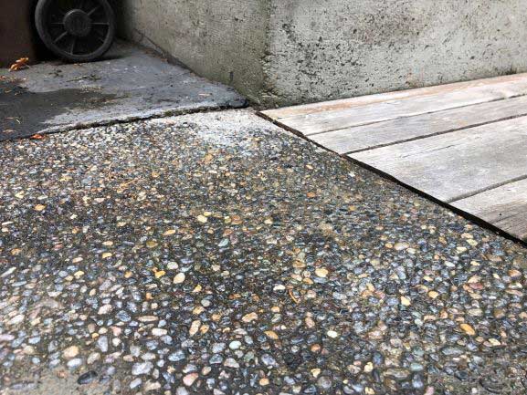Mudjacking Walkway In Proccess 