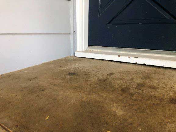 After Mudjacking Front Walkway