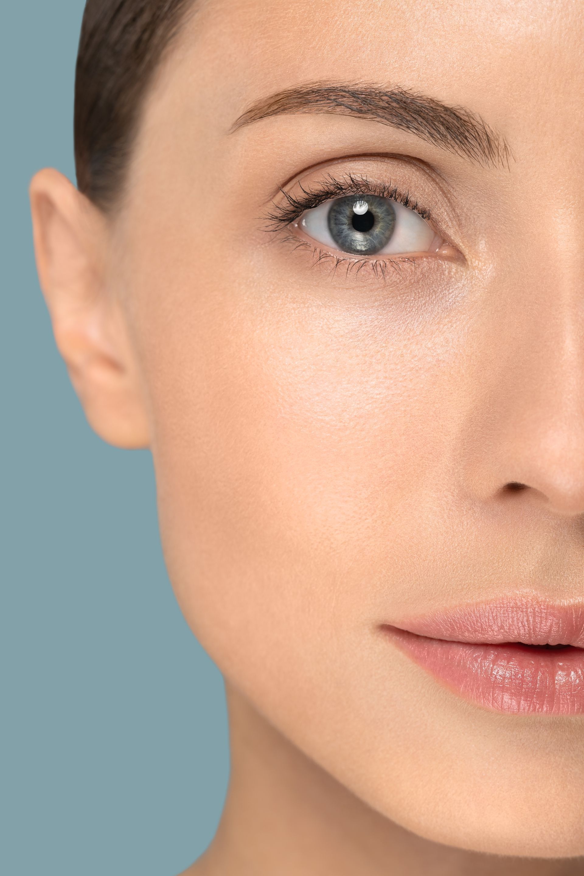 woman with perfect skin