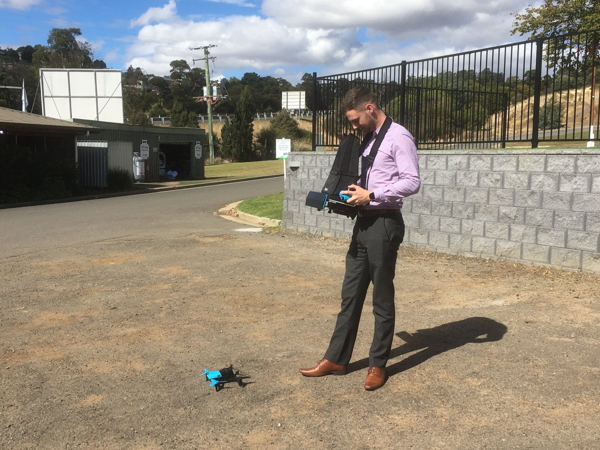 Billy on site