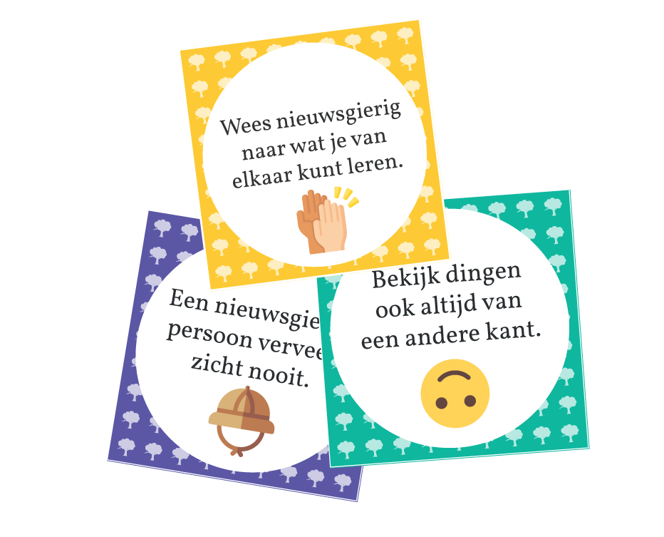 Klasdecoratie Nieuwsgierig Denken