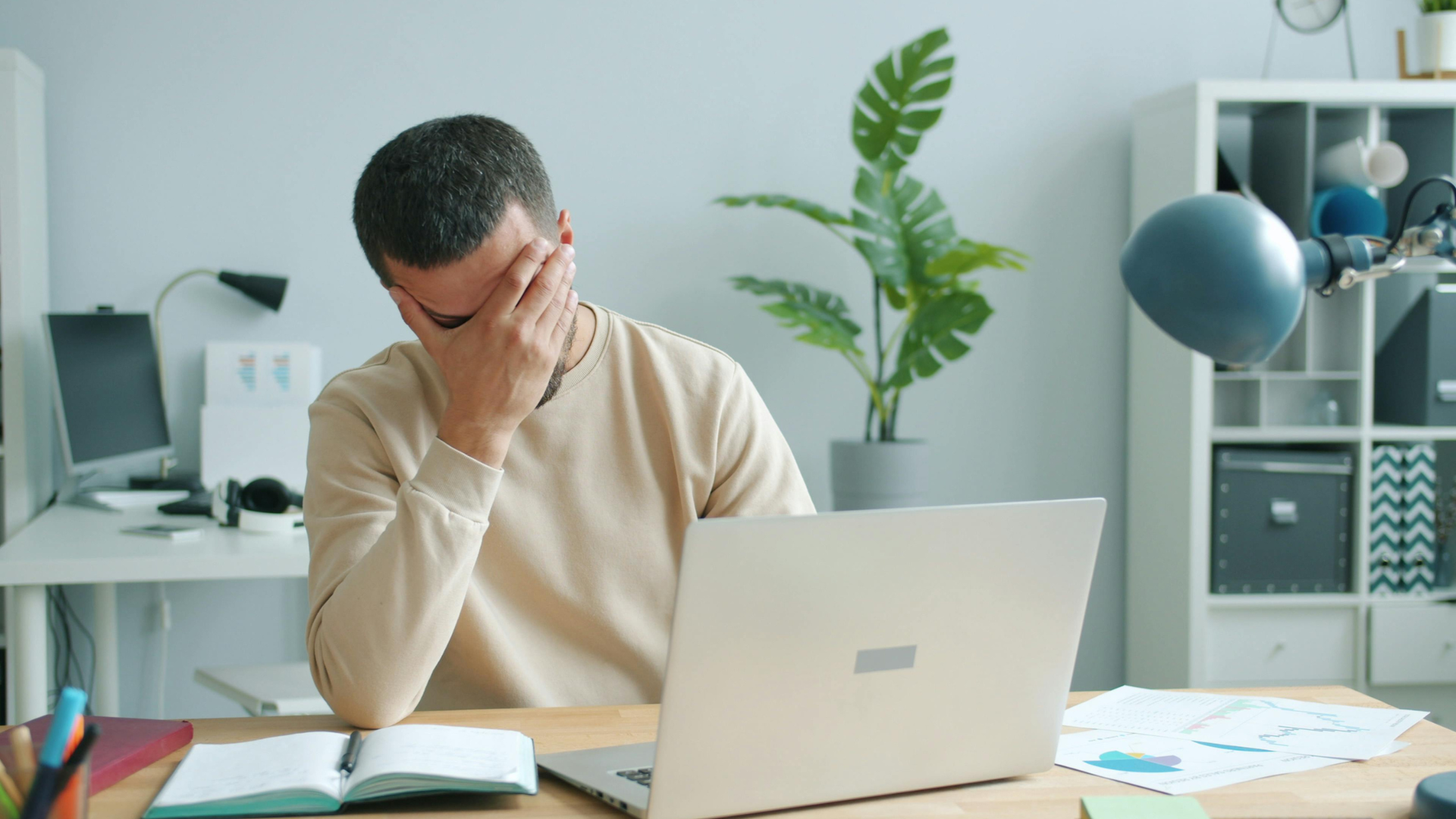 stressed project manager