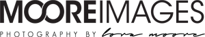 MOORE IMAGES logo with “Photography by Loren Moore” beneath it