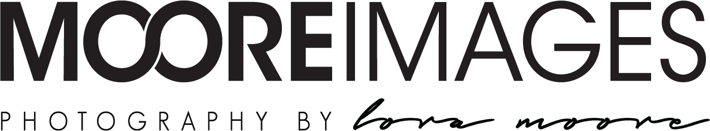 MOORE IMAGES logo with “Photography by Loren Moore” beneath it