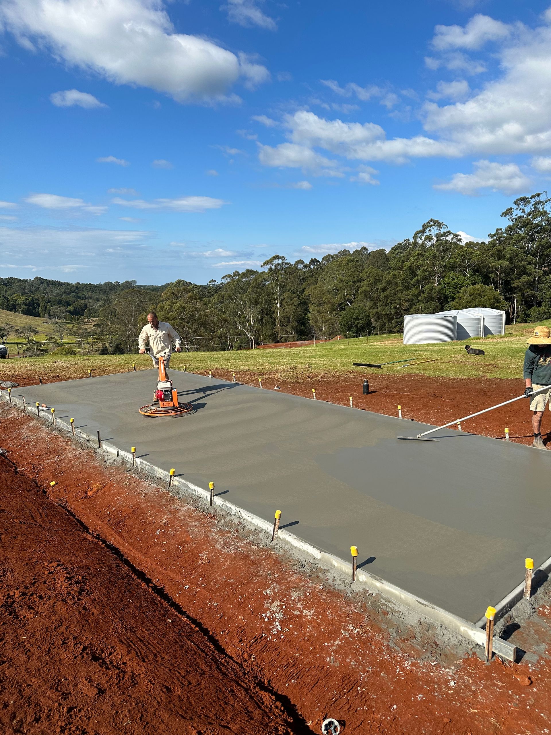 Concrete Slab in Northern Rivers Hinterland Concreting
