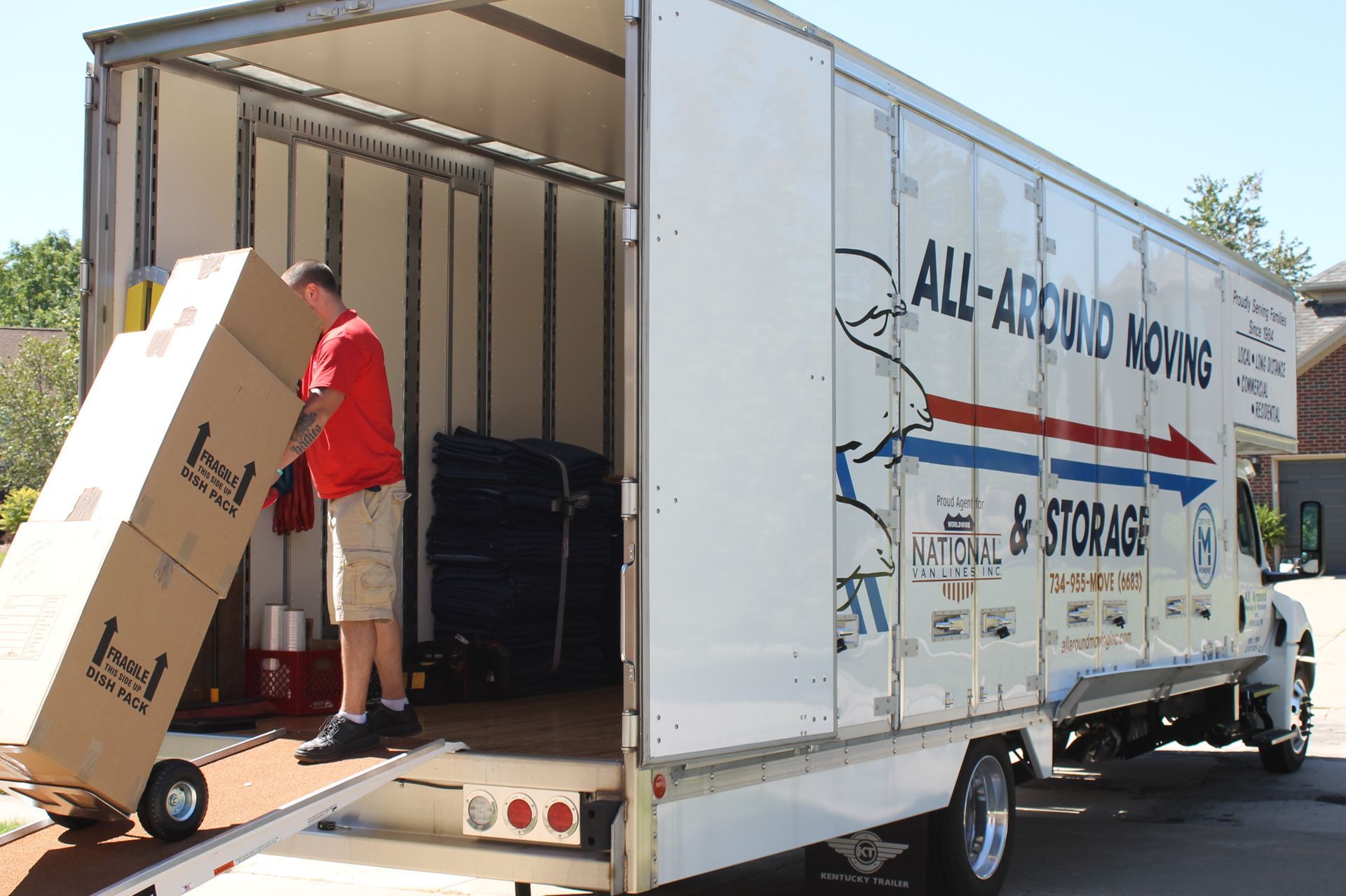 Couple Moving Out of the Apartment — Detroit, MI — All Around Moving