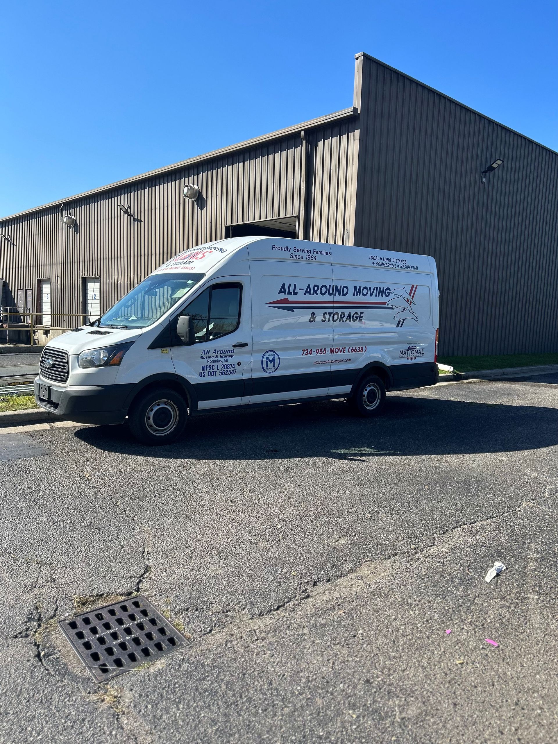 Room Full of Boxes — Detroit, MI — All Around Moving