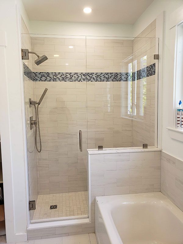 remodeled bathroom shower