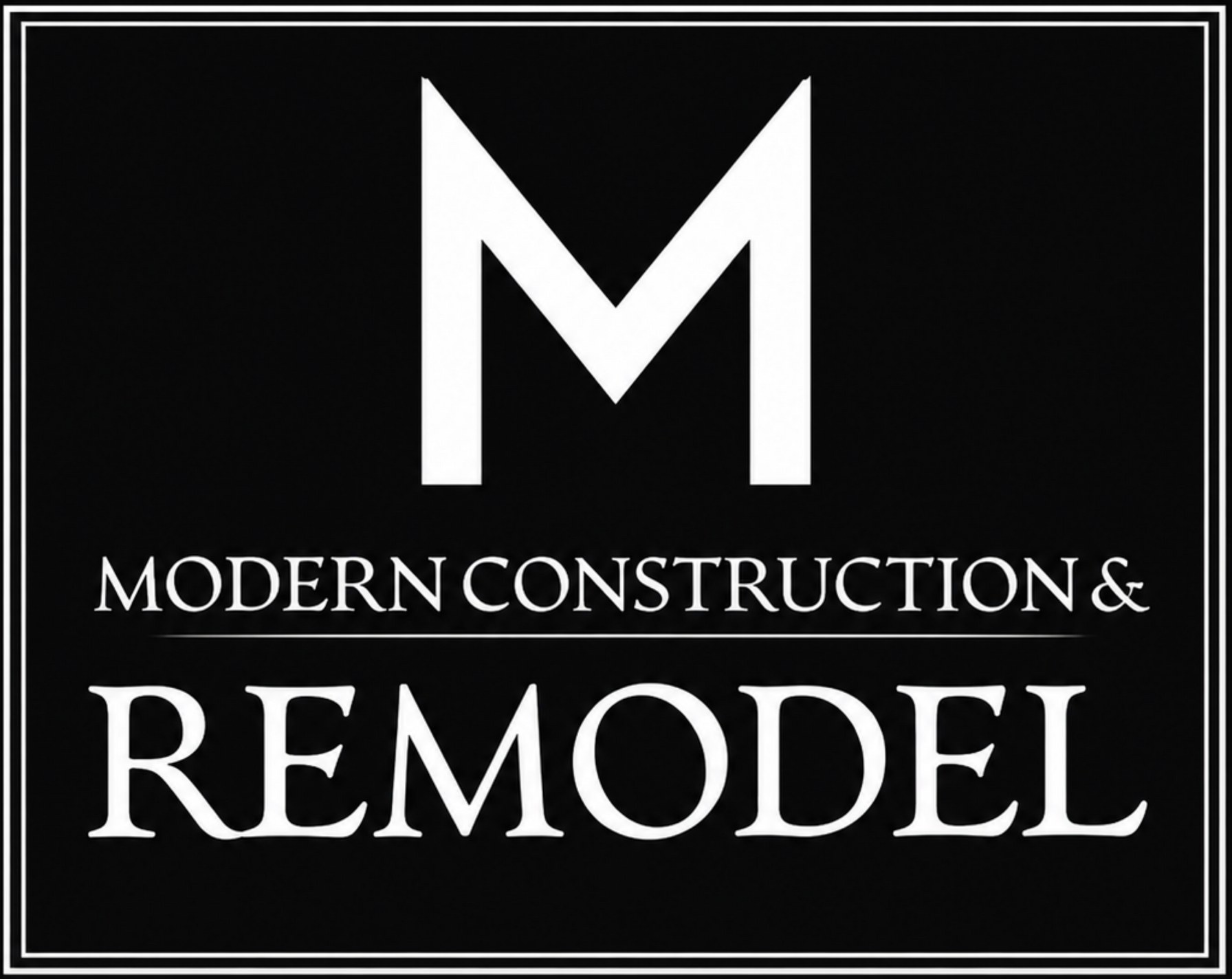Modern Construction & Remodel Logo