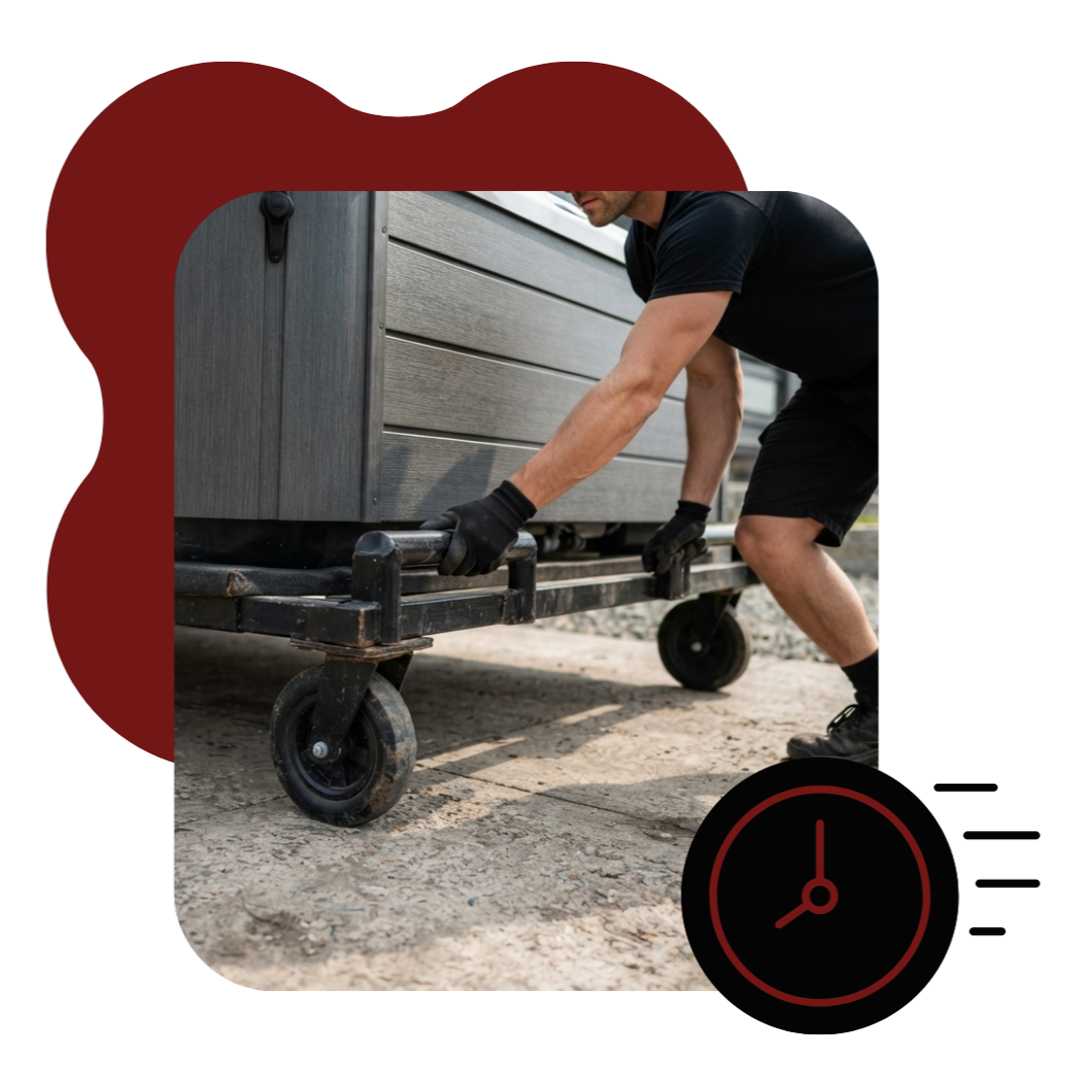 san antonio hot tub movers in action