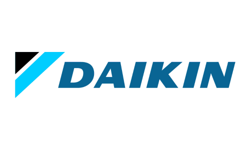 Daikin logo: blue stylized 