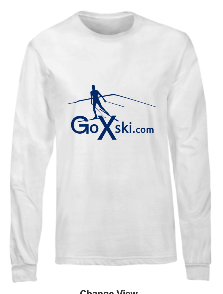 GoXski Men's White T-Shirt GoXski Men's White T-Shirt