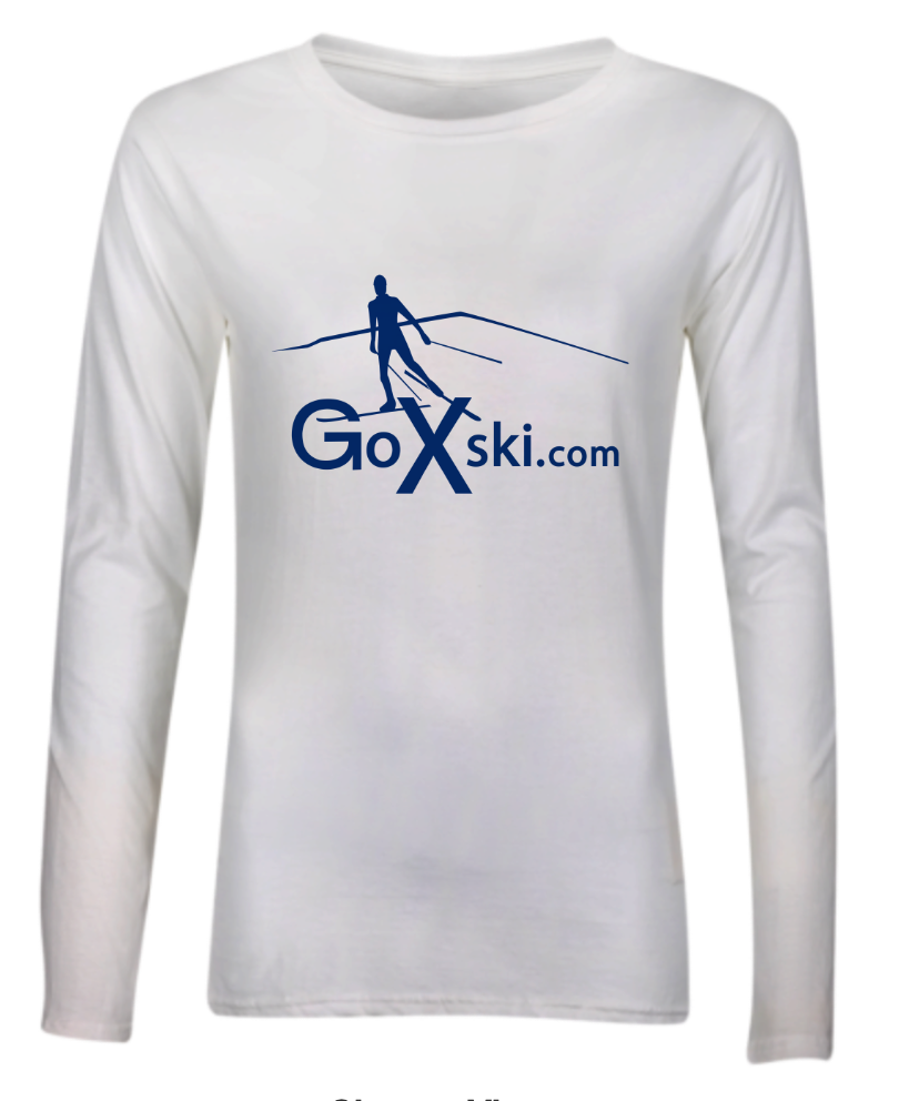 GoXski Ladies White T-Shirt GoXski Ladies White T-Shirt
