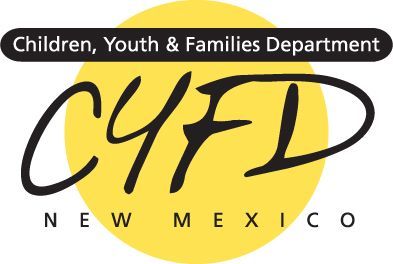 CYFD logo: black letters 