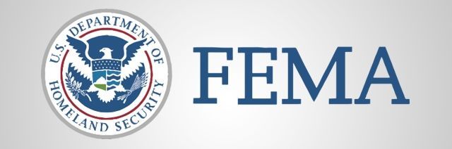 FEMA logo with the Department of Homeland Security seal.