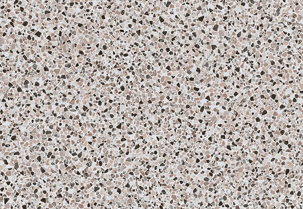 Un gros plan d'une de membrane de PVC couleur river rock