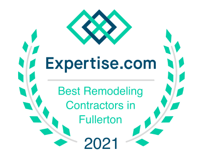 Expertise.com award badge for Best Remodeling Contractors in Fullerton 2021