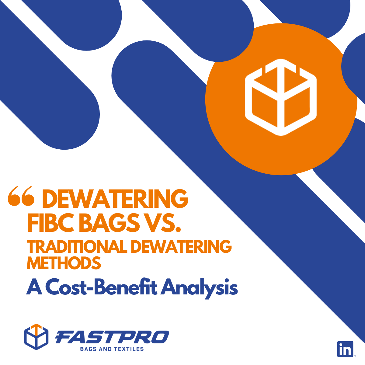 Dewatering FIBC bags vs Traditional Dewatering