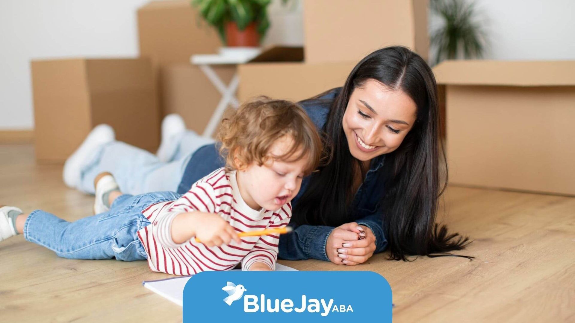 BCBA with an autistic child.