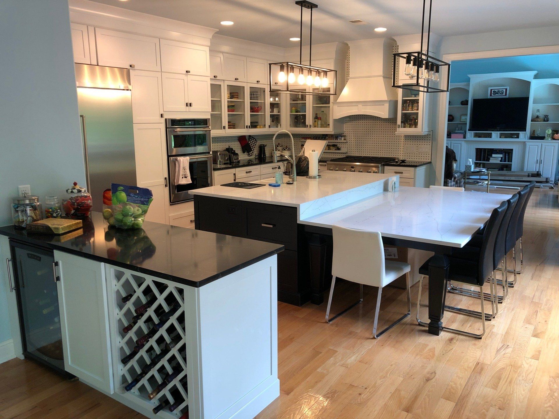 real wood cabinets