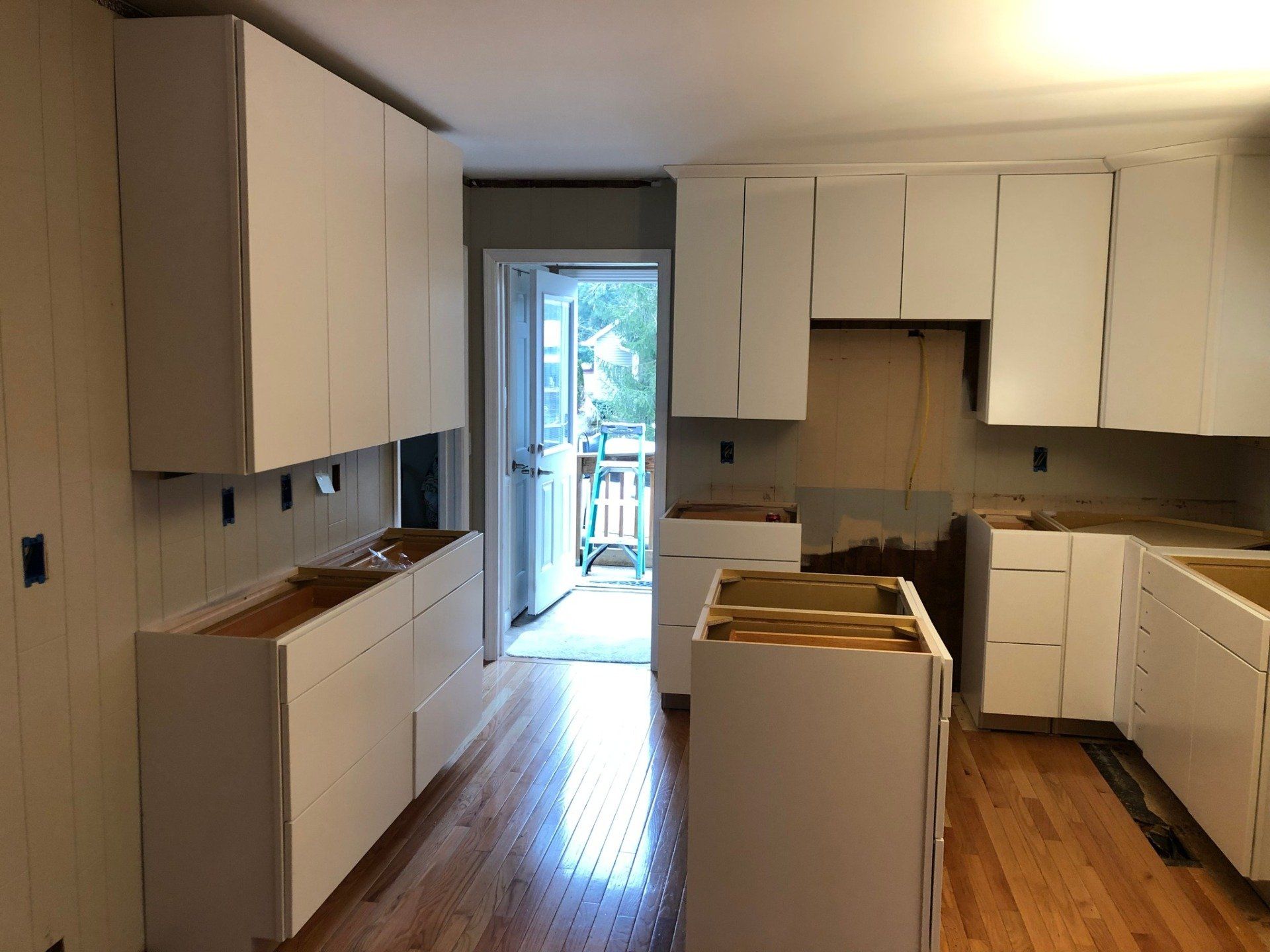 new cabinets