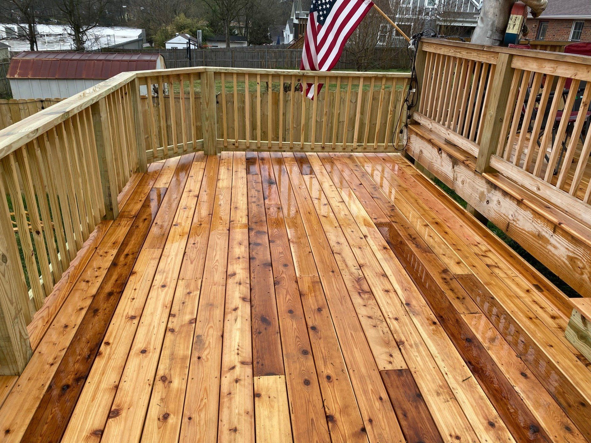 wooden deck builder