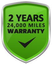 Green shield icon with 2 Years 24,000 Miles Warranty | Pro Tire & Automotive Center