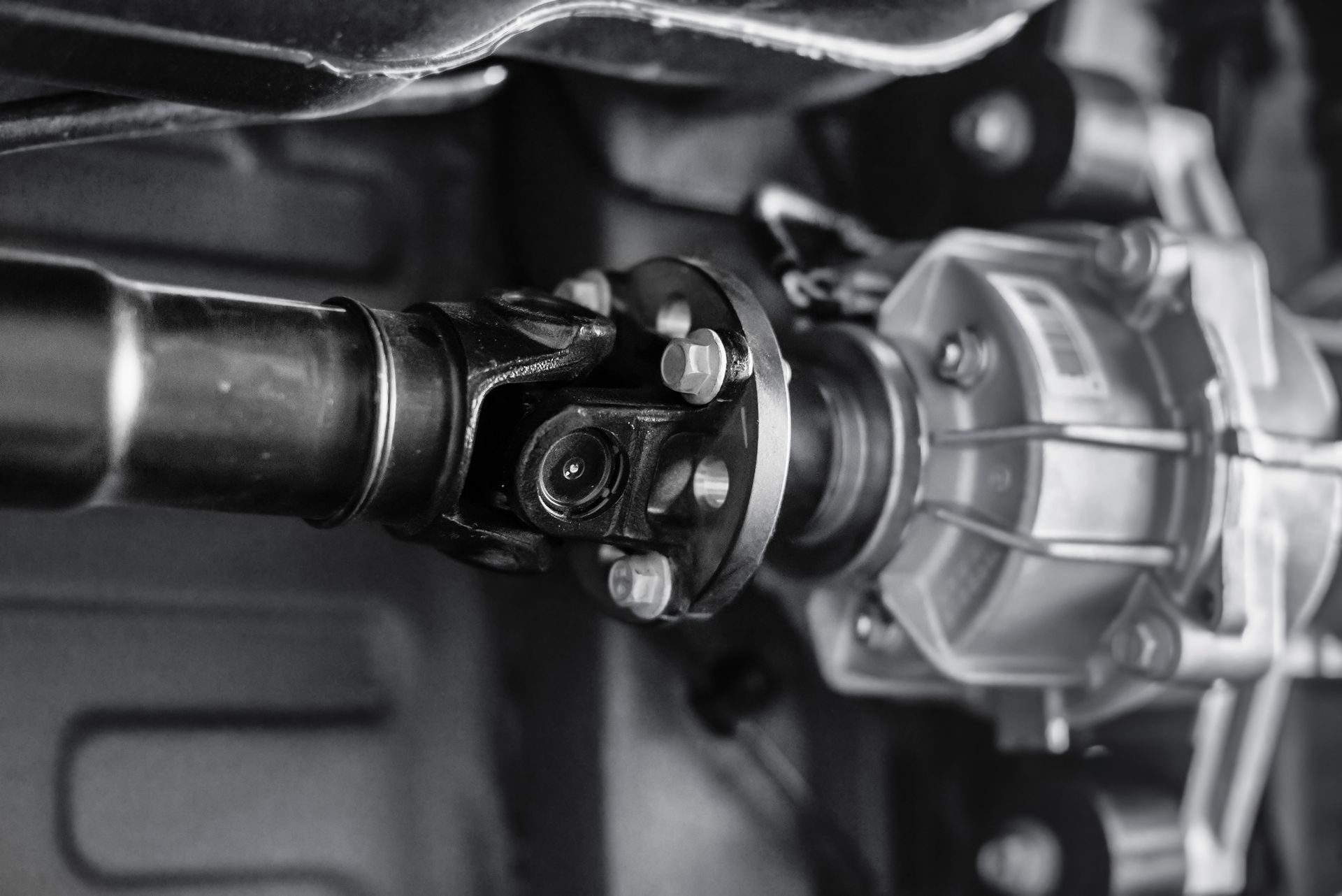 Connecting the propeller shaft assy.