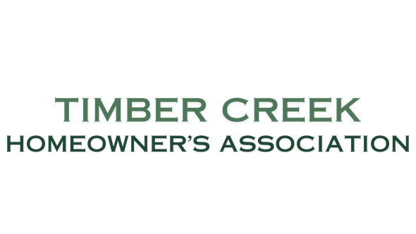 Timber Creek Homeowner's Association Logo