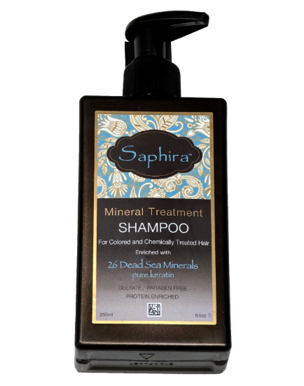 Saphira Mineral Treatment Shampoo For Colored Hair Dead Sea Minerals 250 ml