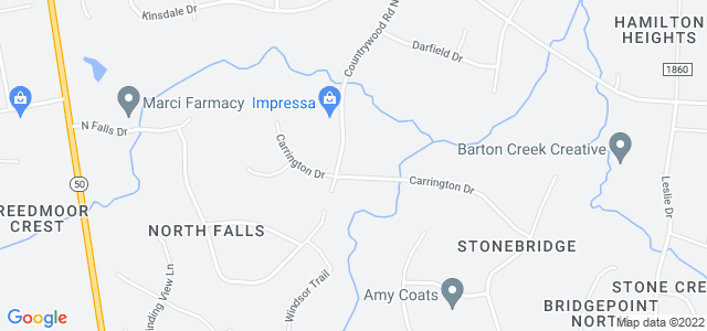 Map of business location