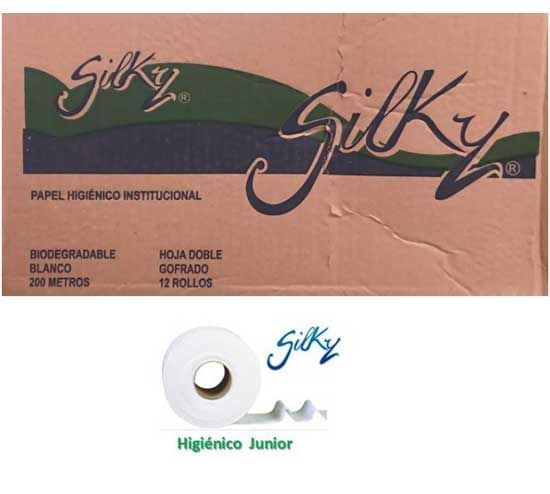 Silky. Papel Higiénico Junior 12 rollos