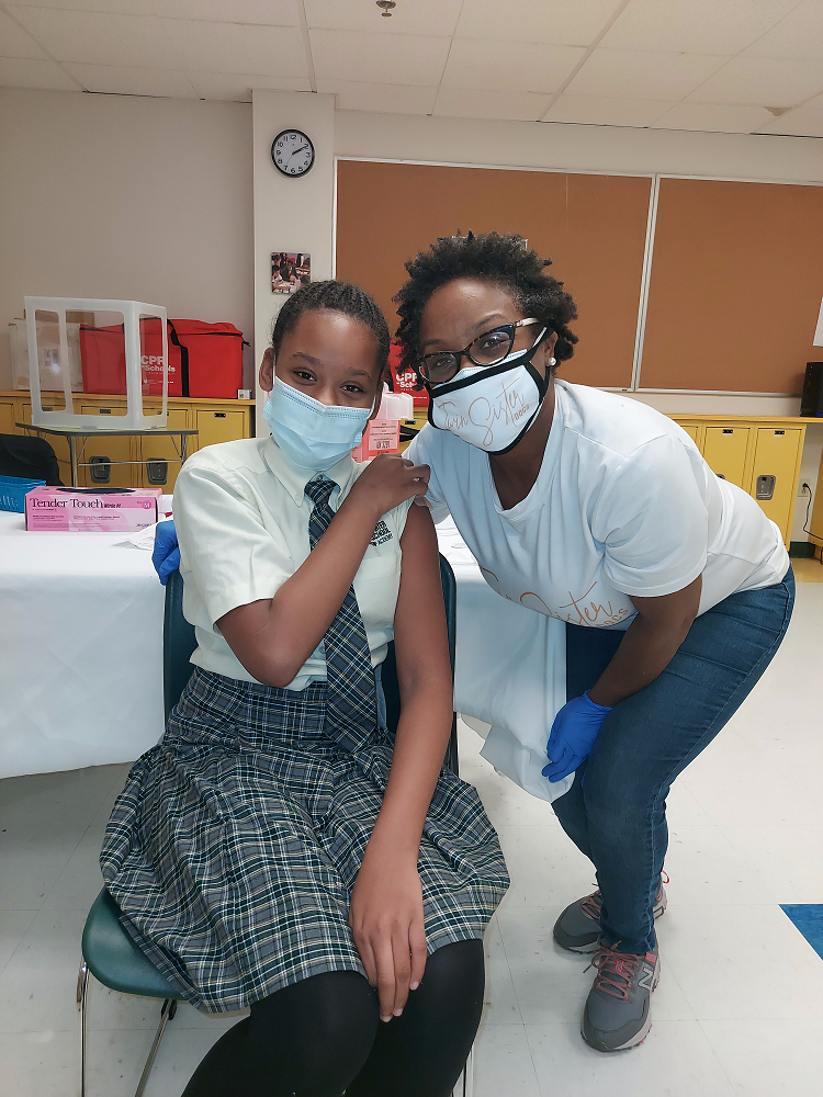 The Twin Sister Docs Vaccine Clinics Health Care Advocates