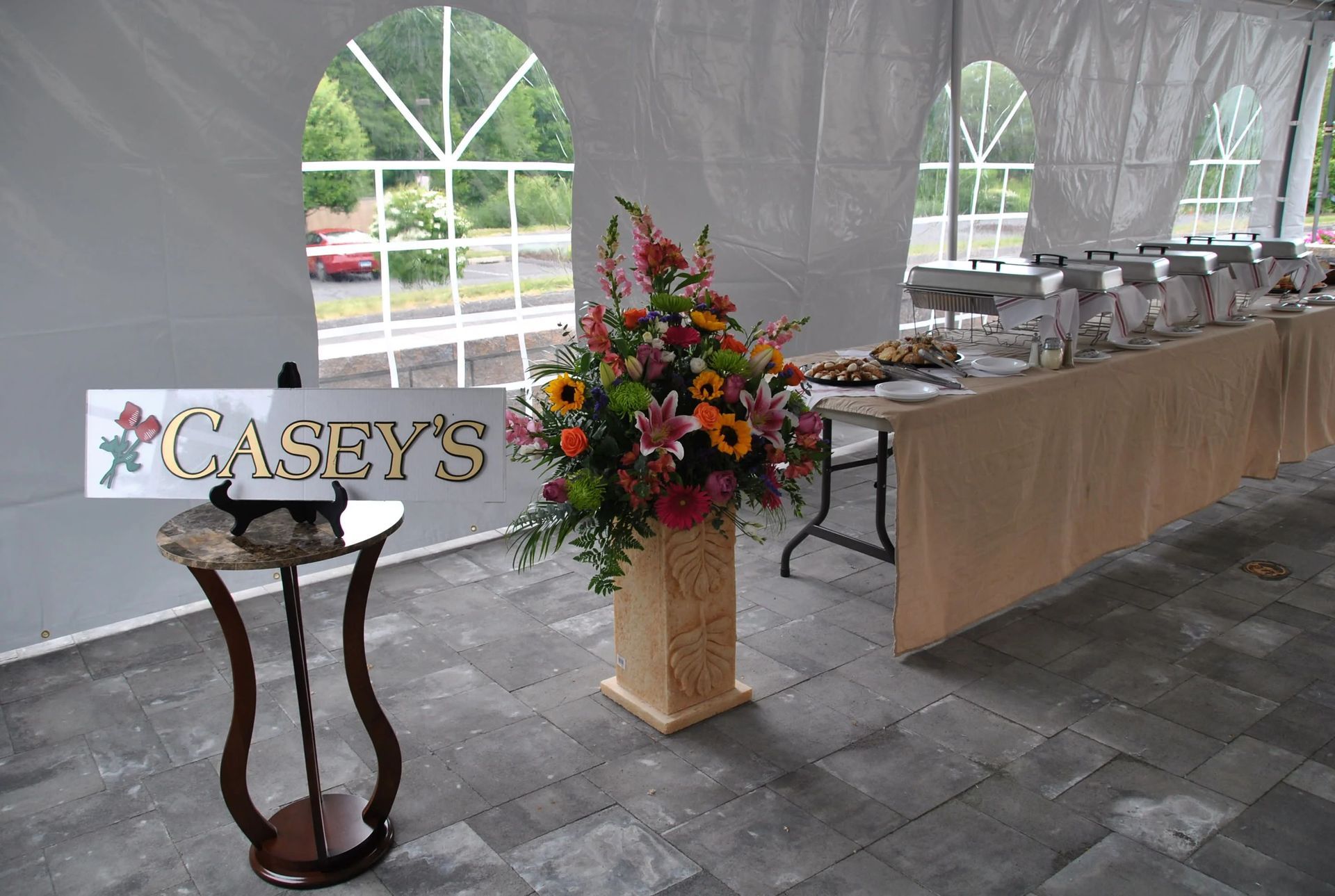 Casey Funeral Home Courtyard