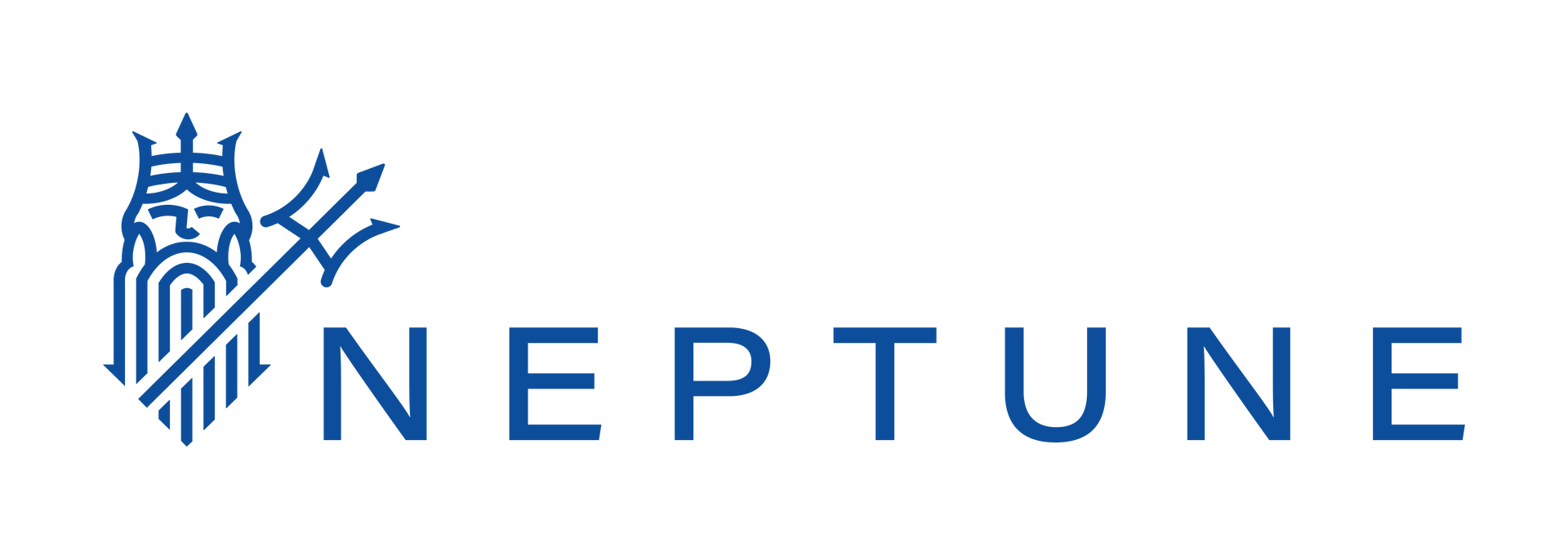 Blue Neptune logo with a stylized tower icon and the word “NEPTUNE” in blue text