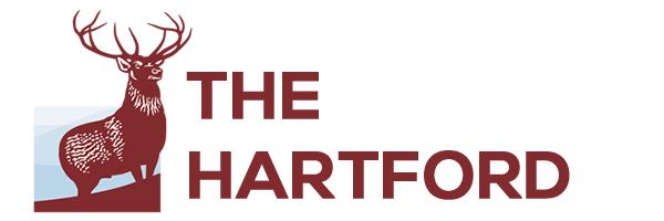 The Hartford logo with a maroon stag and the text “THE HARTFORD”