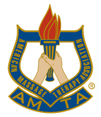 A logo for the american massage therapy association