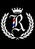 Black logo: white crown over stylized