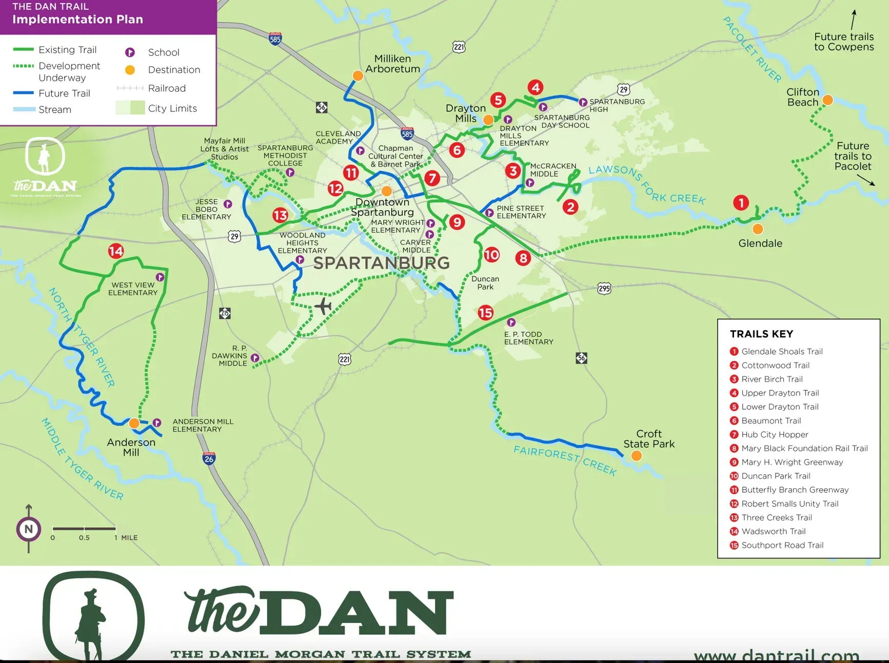 Daniel Morgan Trail System