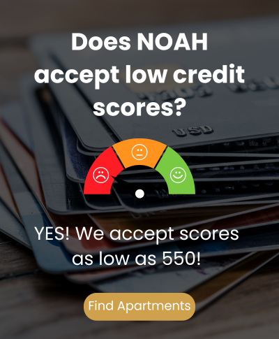 NOAH Accepts 550+ Credit Scores