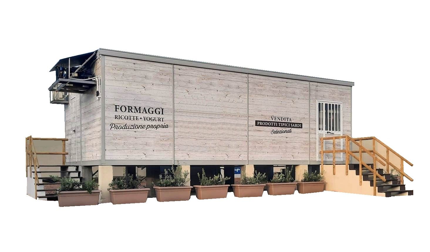 Realizzazione di container prefabbricati per impianti lattiero-caseari