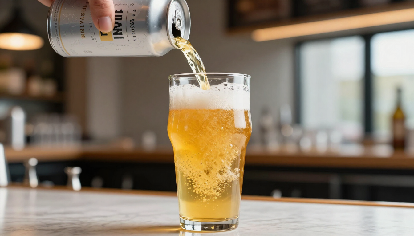 Ziemia Obiecana Beer Pouring