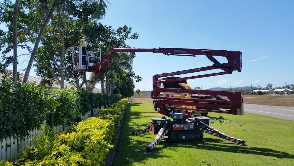 Person Operating a Lift For Tree Change NQ Townsville Tree Care Website — Tree Change NQ in Charter Towers, QLD