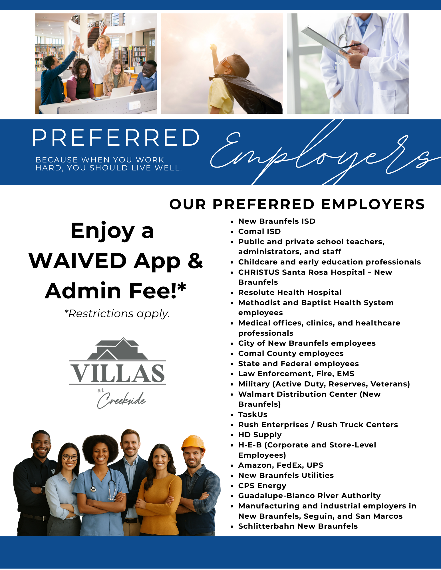 Villas at Creekside Preferred Employers PDF
