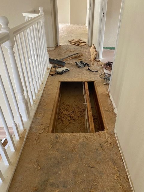 floor repair company in san diego during repairs to subfloor