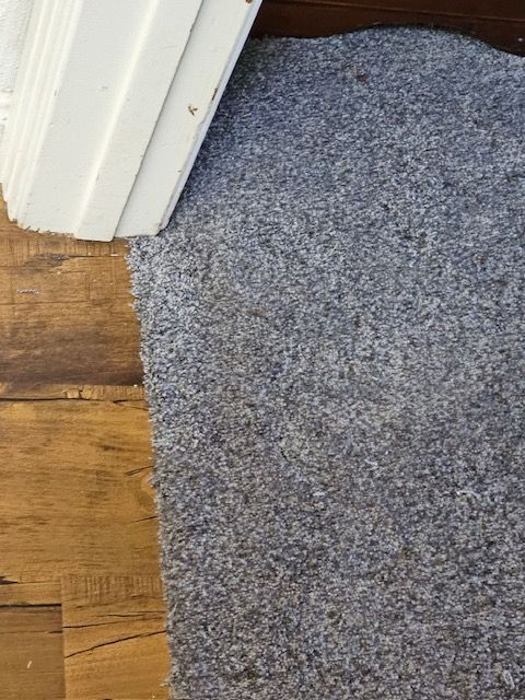 carpet seamed perfectly in repair in Solana Beach