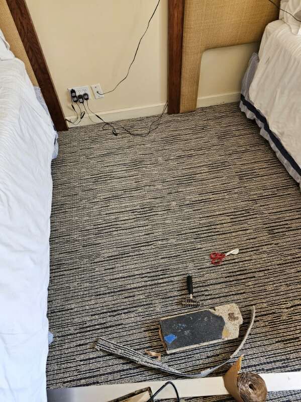 carpet repair during in north county san diego