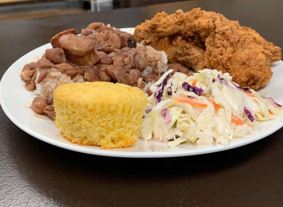 Beans and cornbread