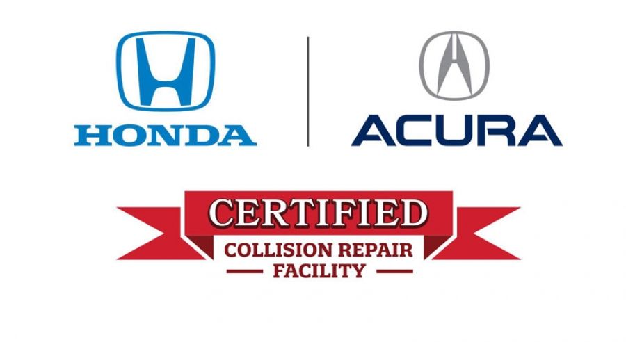 Logos for Honda and Acura with a 