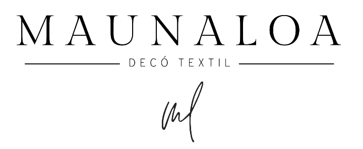Logotipo de Mauna Loa Déco Textil, con el texto